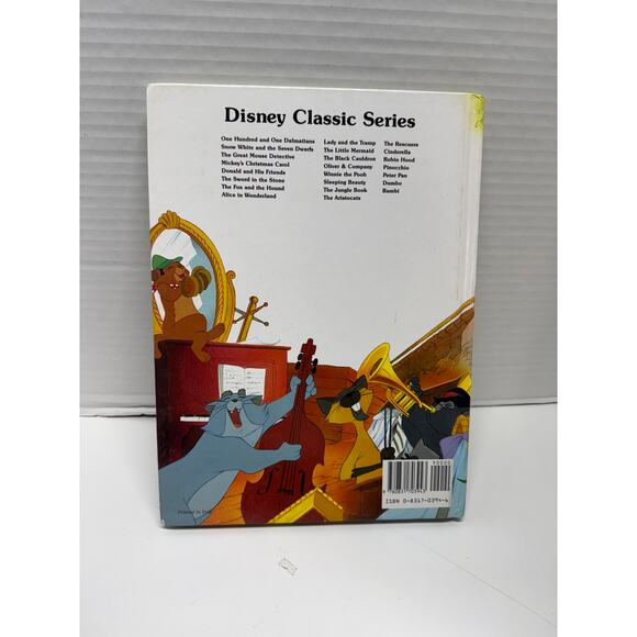 Vintage Disney's THE ARISTOCATS Hardcover Book (1988 Gallery Books) - Picture 3 of 6